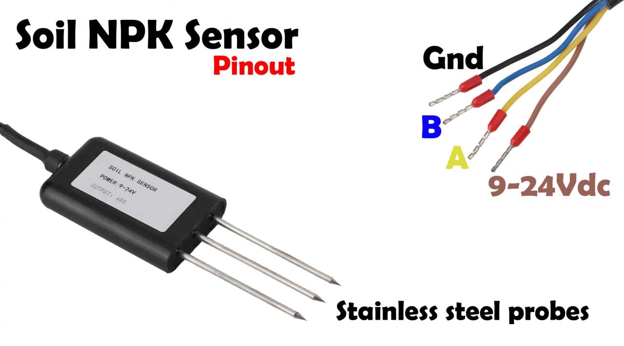 Soil NPK Sensor with Arduino & Android App Monitor