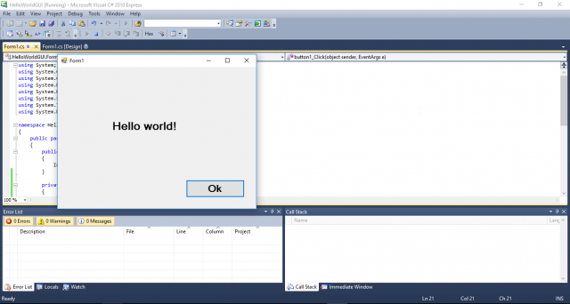 C# Windows Forms Application