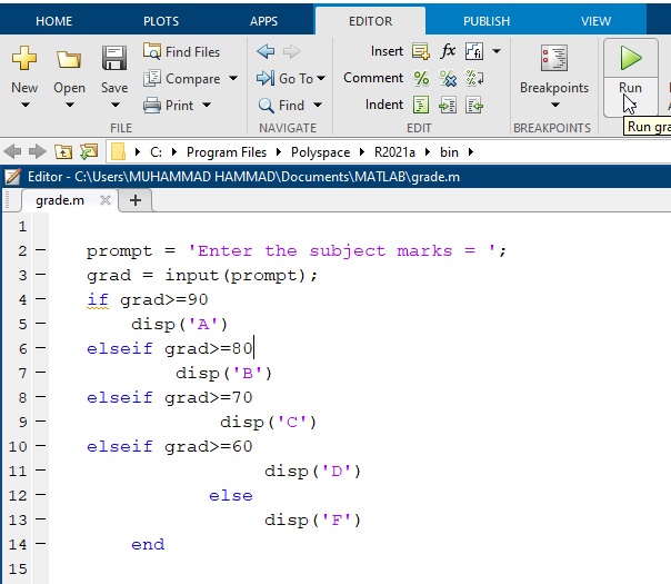 matlab matrix conditional assignment