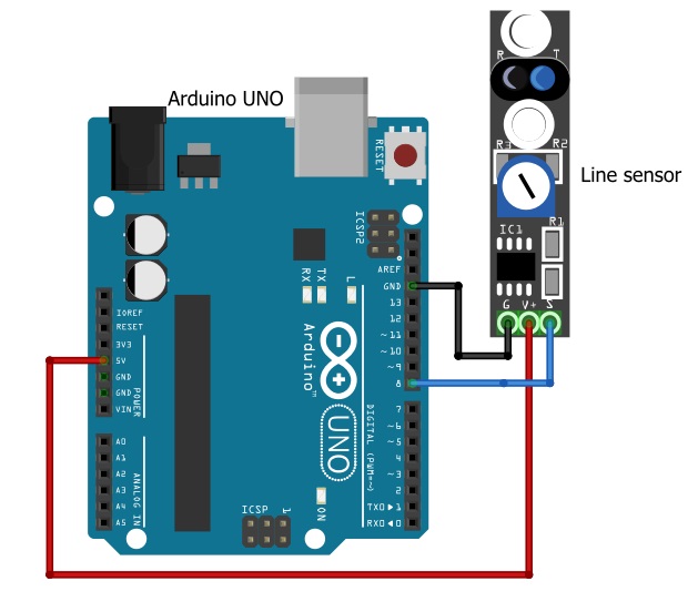 KY-033 Line Tracking Sensor Module - ArduinoModulesInfo