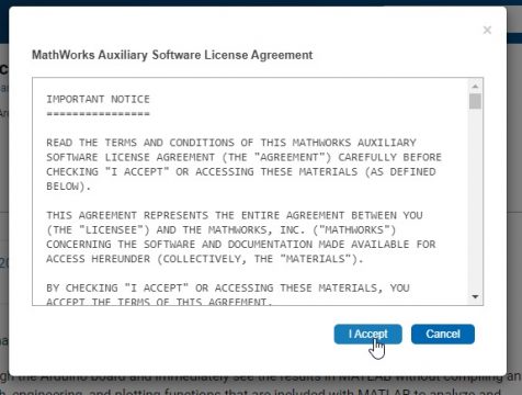 Matlab interfacing with Arduino