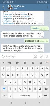 BotFather Telegram