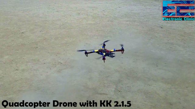 Quadcopter using KK 2.1.5 Flight controller