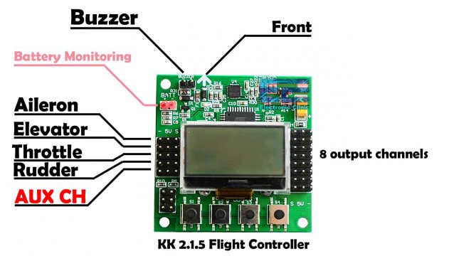 Quadcopter using KK 2.1.5 Flight controller