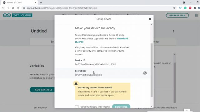 Arduino IoT Cloud