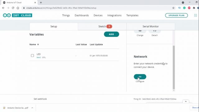 Arduino IoT Cloud