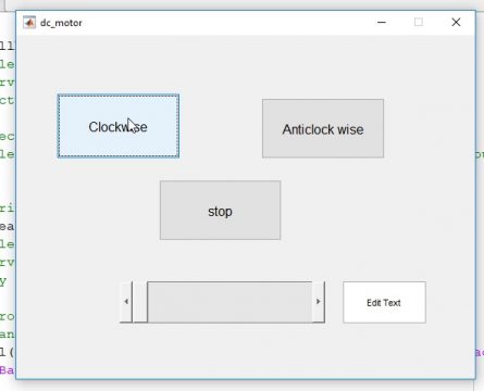 DC Motor Control using Matlab