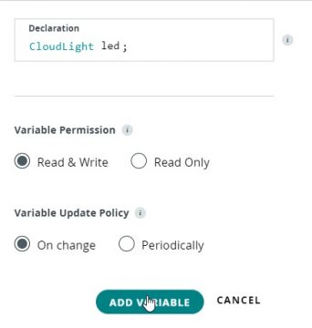 Arduino IoT Cloud ESP32