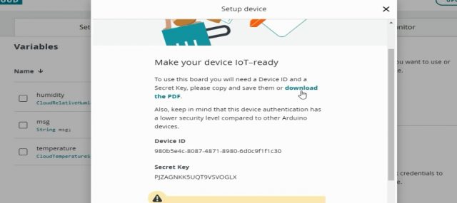 Arduino IoT Cloud and ESP8266