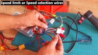 500W Ebike Brushless Motor Controller wiring explanation, Hoverboard