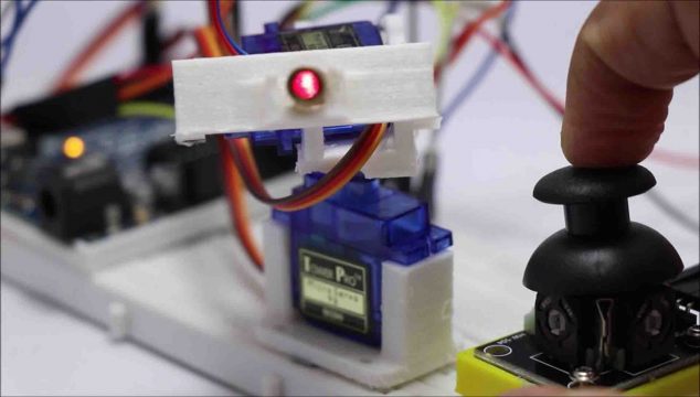 Arduino laser turret