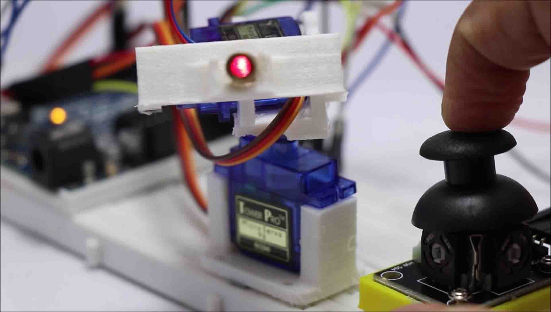 How to make Arduino Laser Turret using Servo motors and Joystick