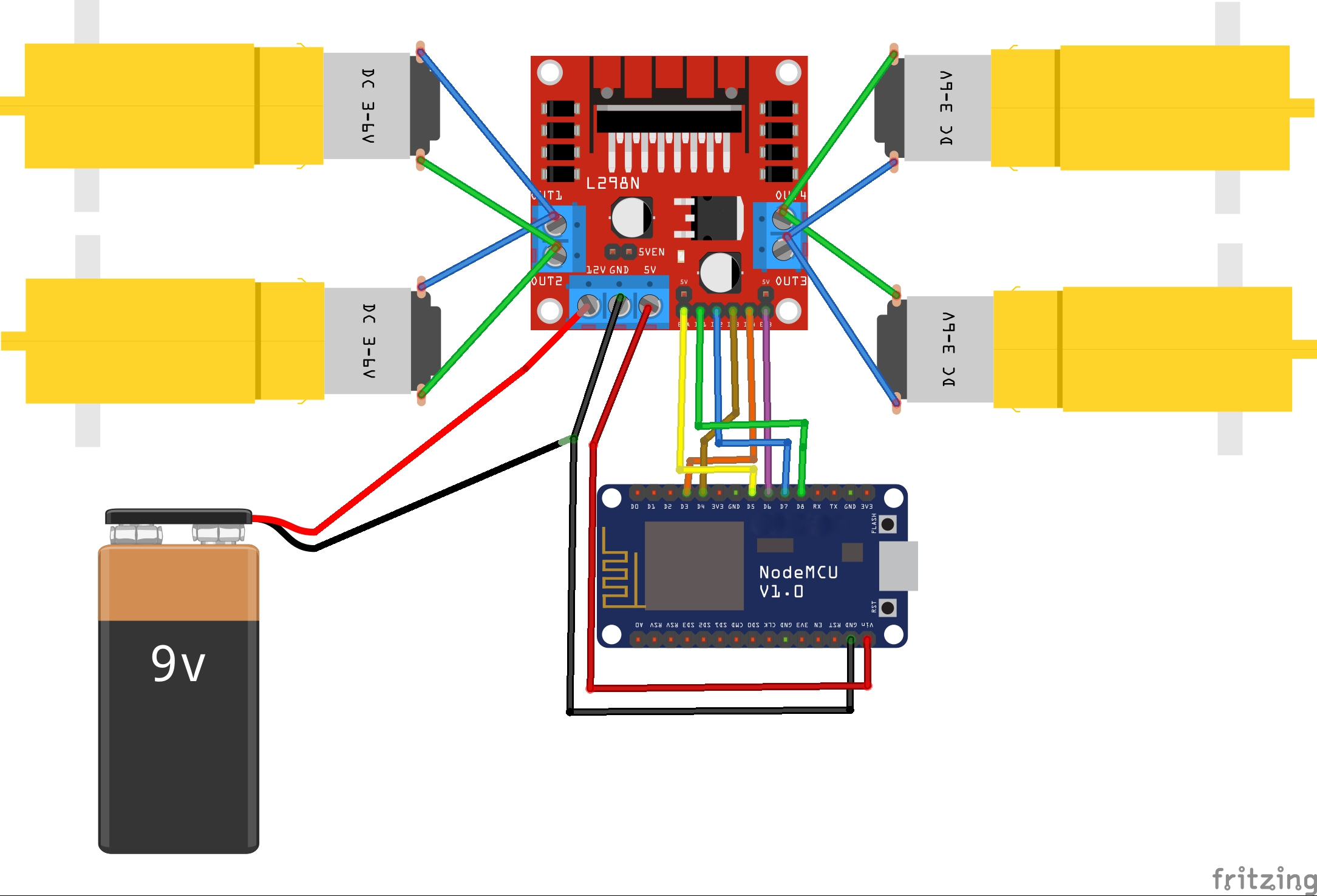 Nodemcu rc car shop