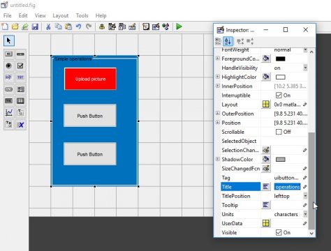 Matlab gui for image processing