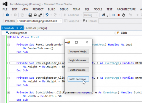 vb.net tutorial form properties