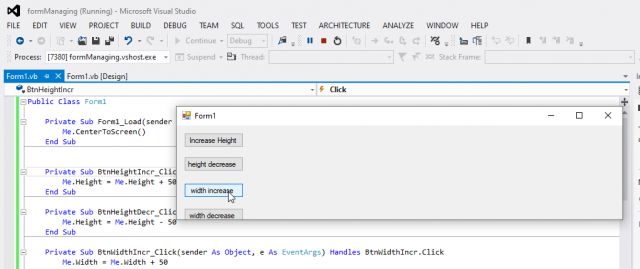 vb.net tutorial form properties