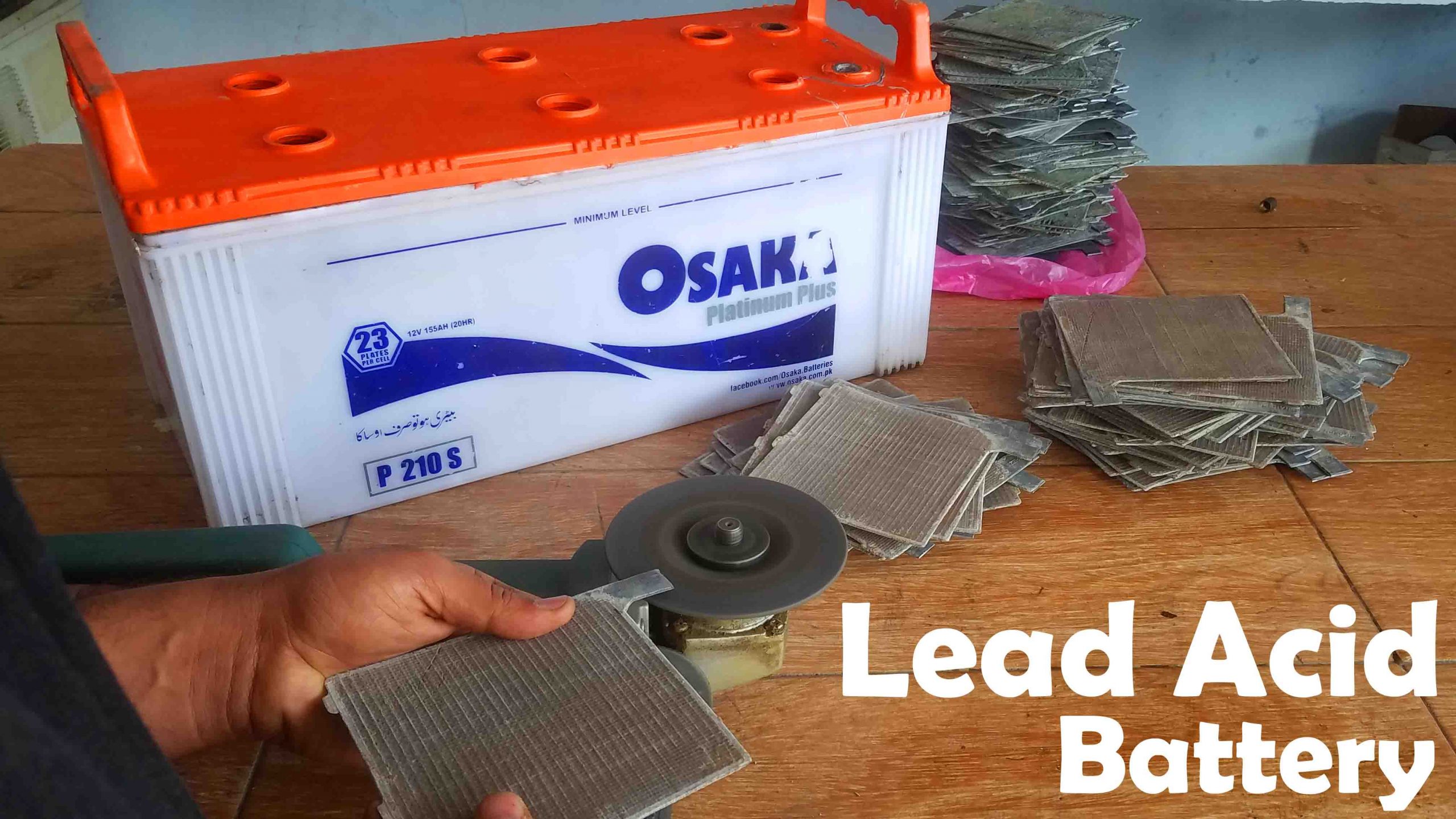 Lead acid Battery Scrap. To make battery