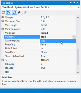 vb.net tutorial form properties