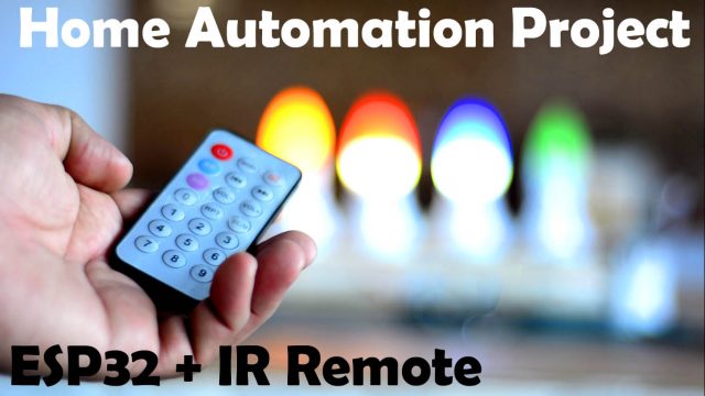 ESP32 Home Automation using IR Remote