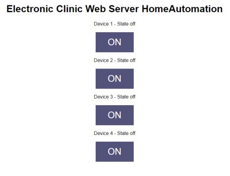 ESP32 Web server