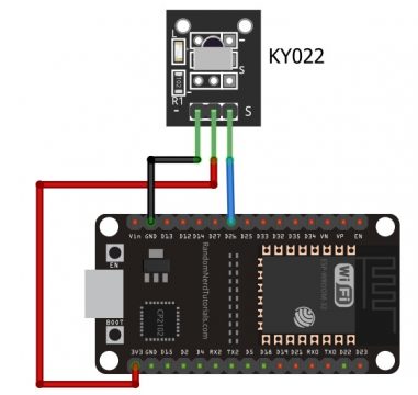 ESP32 Home Automation using IR Remote