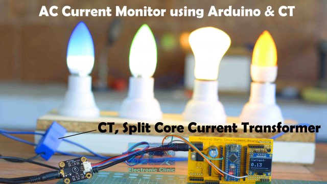 Arduino Split Core Current Transformer