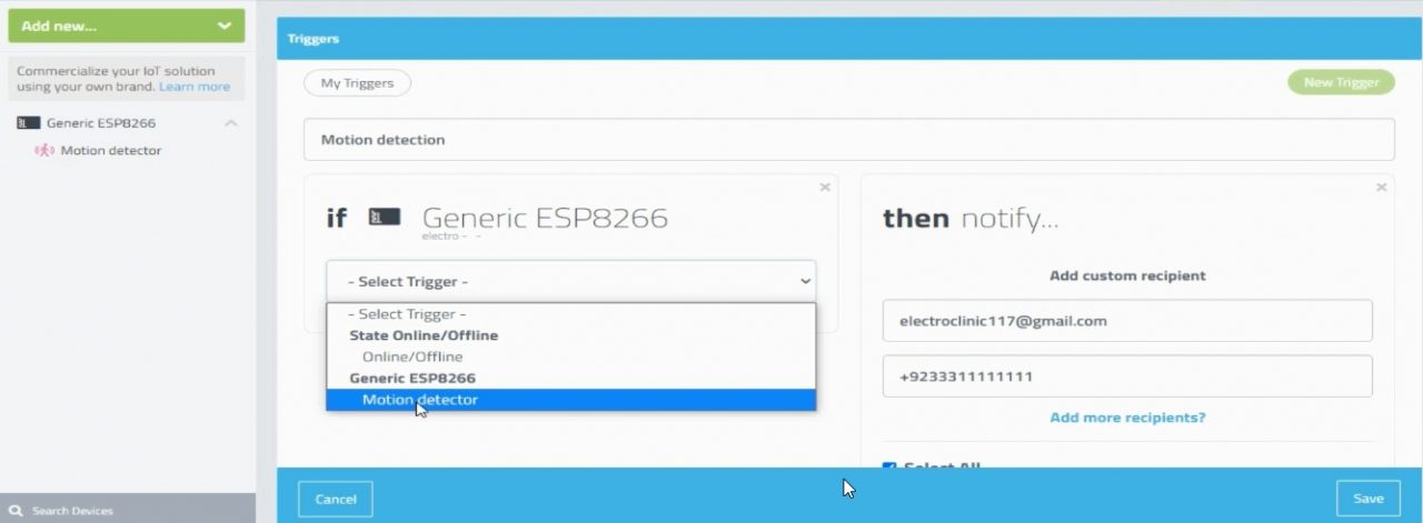 cayenne and ESP8266