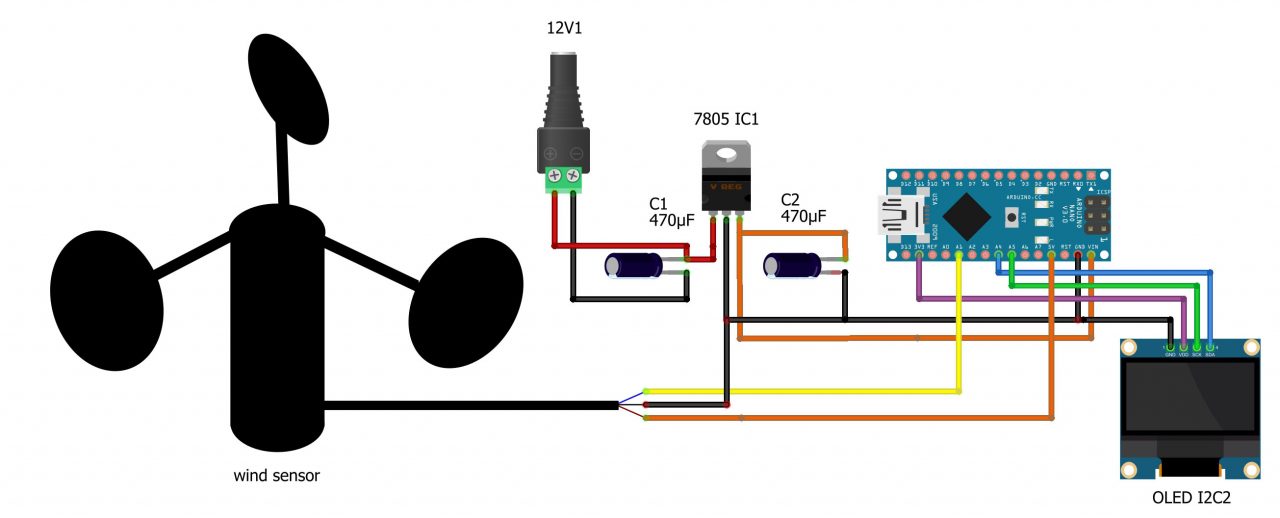 Arduino Anemometer