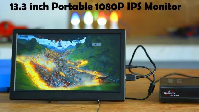 予約 KALESMART Portable Monitor 13.3 Inch IPS 1920X1080 Dual HDMI Port FHD Gaming  Raspberry Pi Display with Speakers for PS4 WiiU Xbox