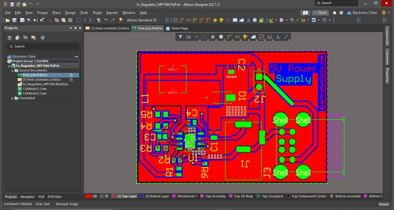 5V 3A Power Supply
