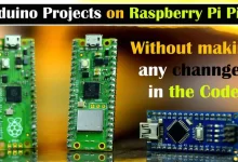 Arduino projects on raspberry pi pico