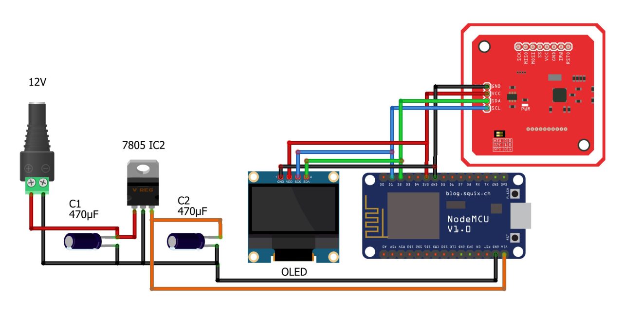 ESP8266 PN532 RFID, and Google Spreadsheet