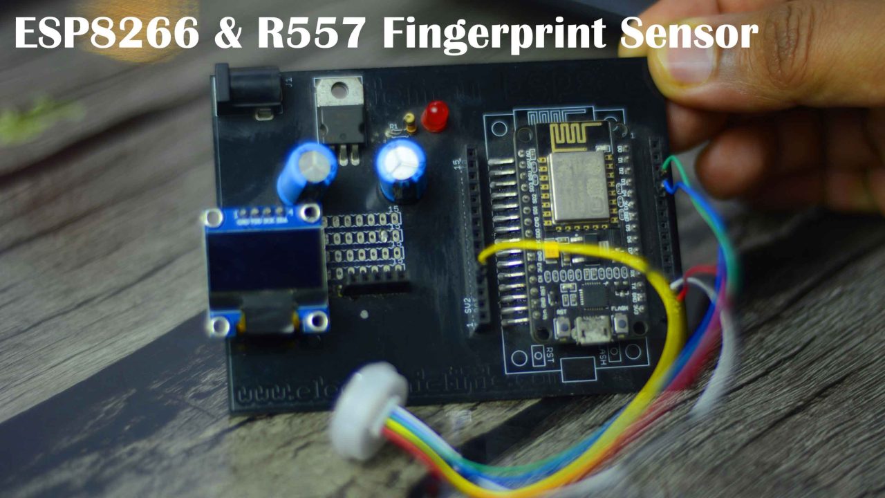 esp8266 and r557 biometric sensor with Google Sheet Attendance Tracker