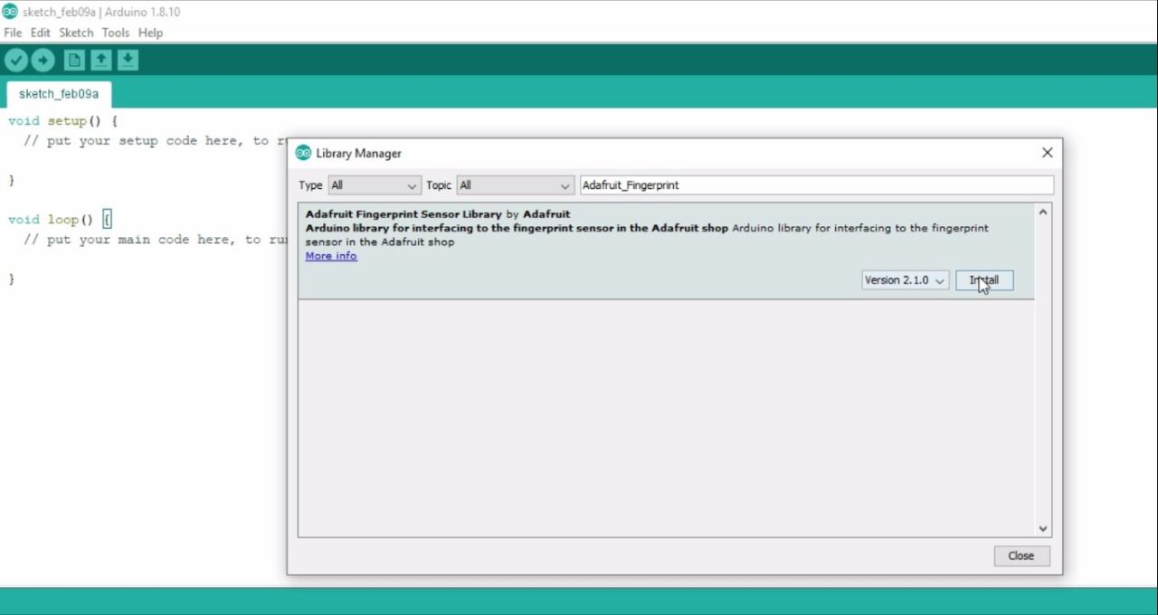 Raspberry Pi Pico Fingerprint R557 modulue library