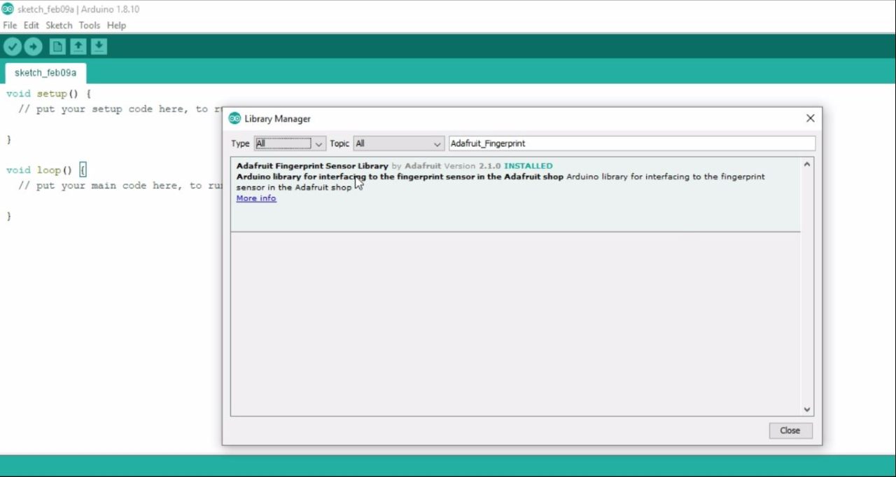 Raspberry Pi Pico Fingerprint R557 modulue library