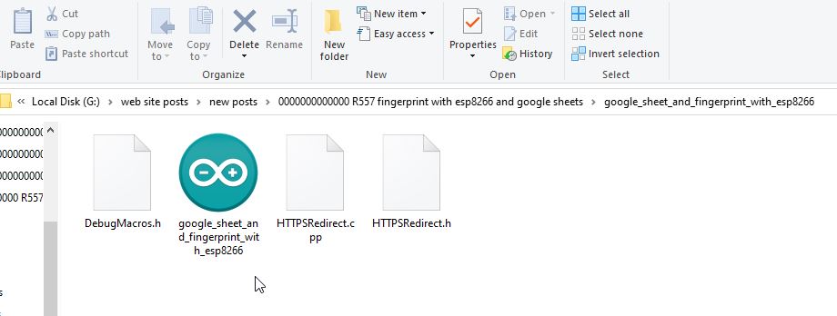 arduino code for r557 biometric sensor with Google Sheet Attendance Tracker