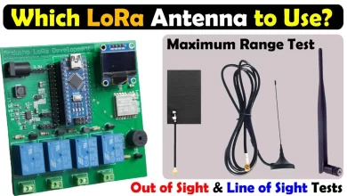 An image depicting a range test conducted with an Arduino and various types of antennas for LoRa communication. The test compares the performance and communication range of different antennas when paired with Arduino in a LoRa-based project.