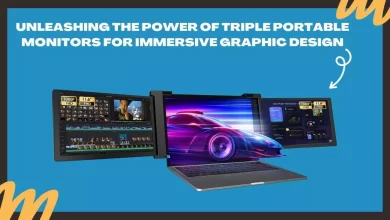 Unleashing the Power of Triple Portable Monitors for Immersive Graphic Design