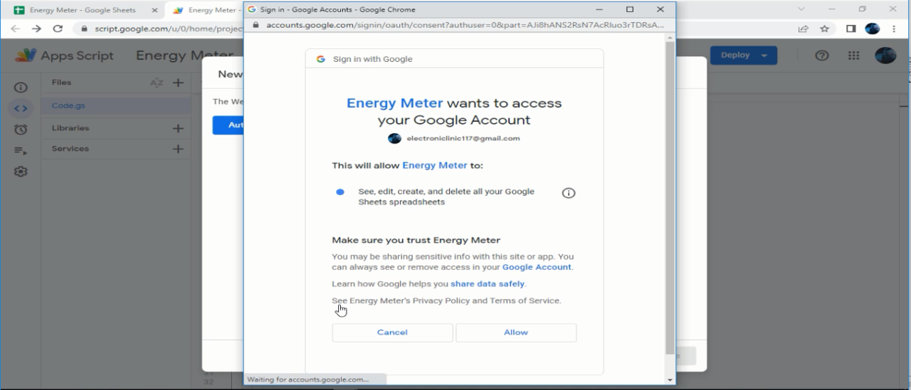 IoT based Smart Energy Meter
