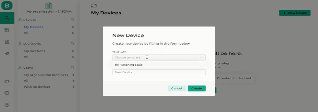 IoT Weighing Scale