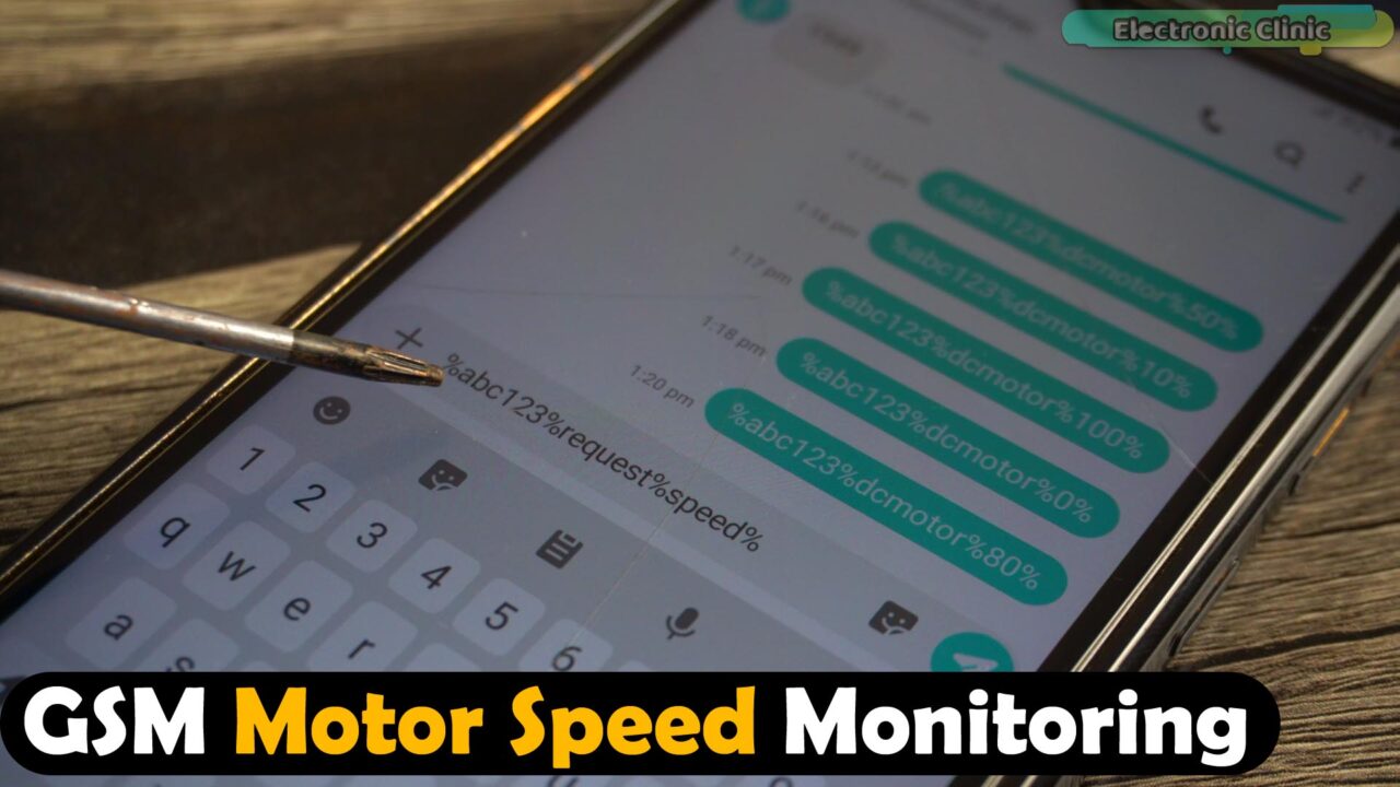 Arduino GSM Motor Speed Controller