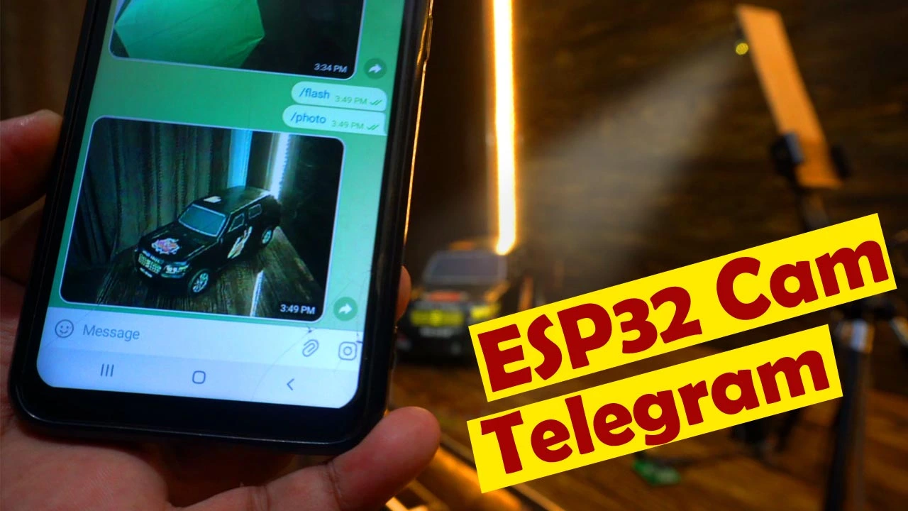 ESP32 Cam with Telegram App, Send images to Telegram