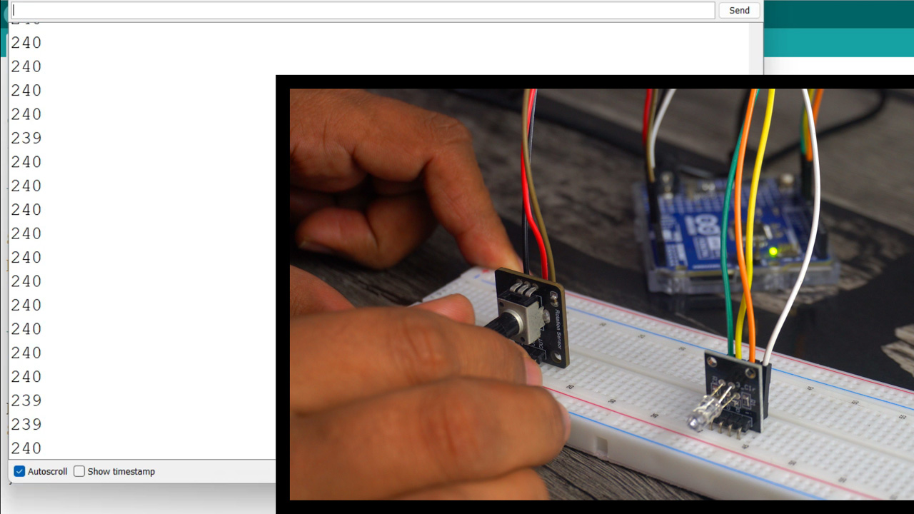 Potentiometer with Arduino