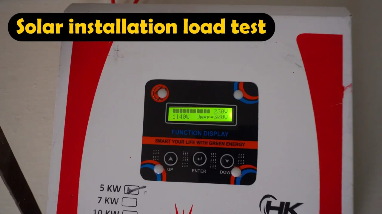 5kw inverter Solar System Installation