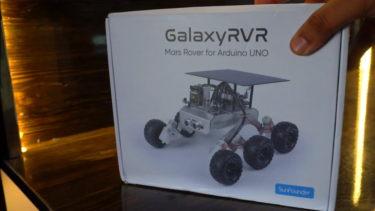 GalaxyRVR Mars Rover unboxing review and testing
