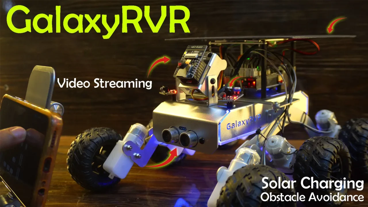 GalaxyRVR Mars Rover with arduino and esp32