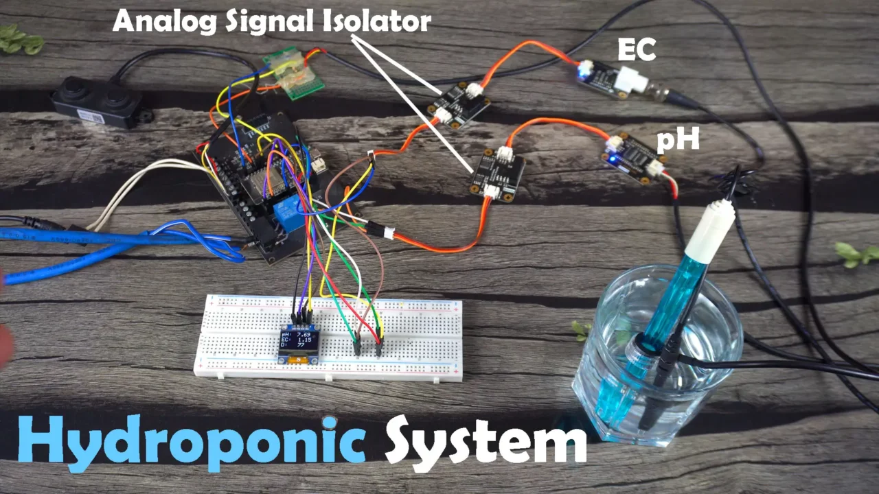 esp32 Hydroponic System testing