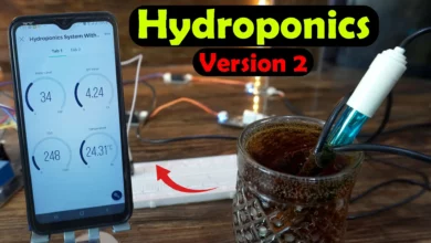 DIY Hydroponics system using ph sensor ec sensor ds18b20 with esp32
