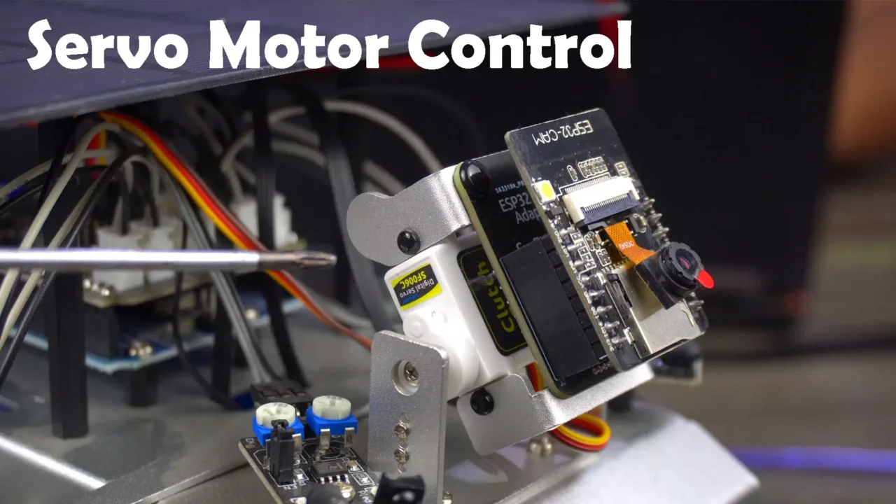Servo motor with a camera - master robotics
