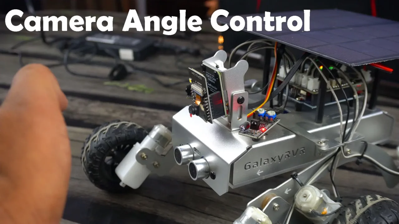 camera angle control using a servo master robotics